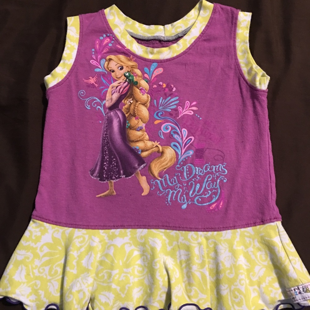 Tangled Upcycle Ruffle Shirt! ❤️